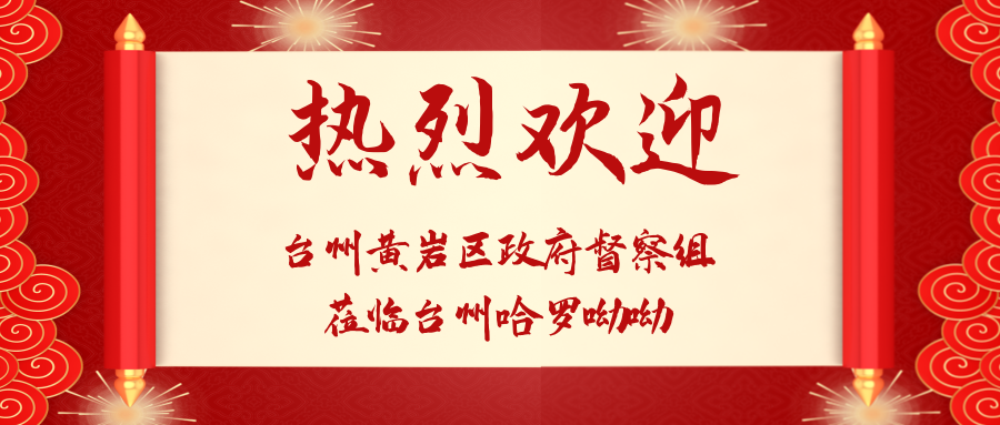 热烈欢迎台州黄岩区政府督察组莅临台州哈罗呦呦托育